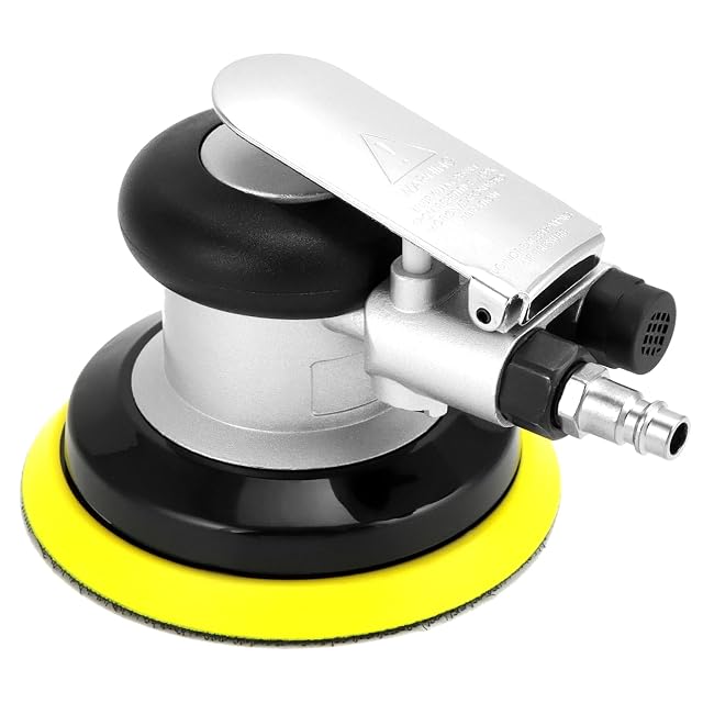 QWORK 125 mm pneumatic random orbit sander