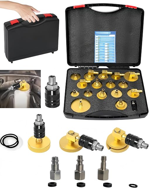 XSTARYE 20-piece brake bleeder adapter set