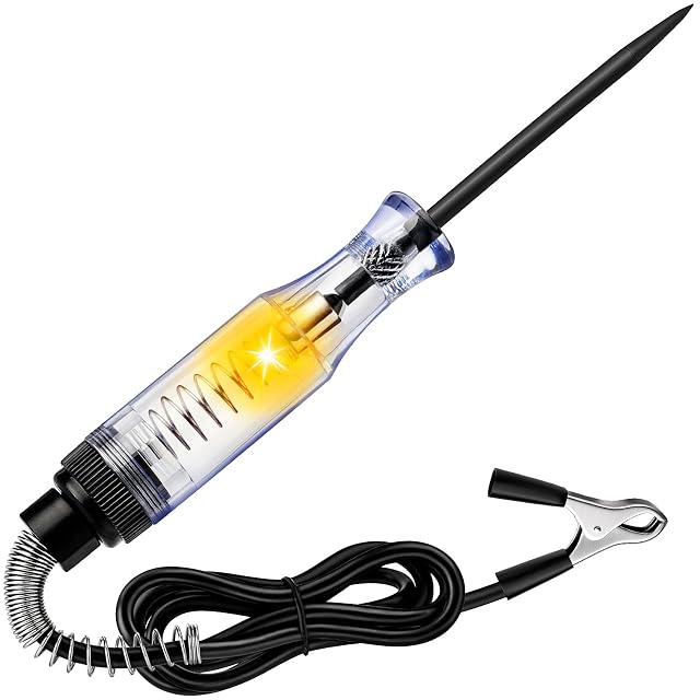 FEAOXYO automotive test light with alligator clip and steel probe