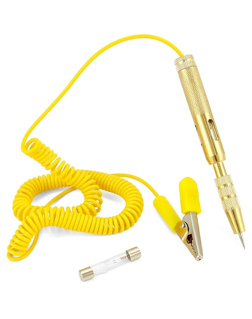 QWORK 6/12/24 V automotive circuit test lamp