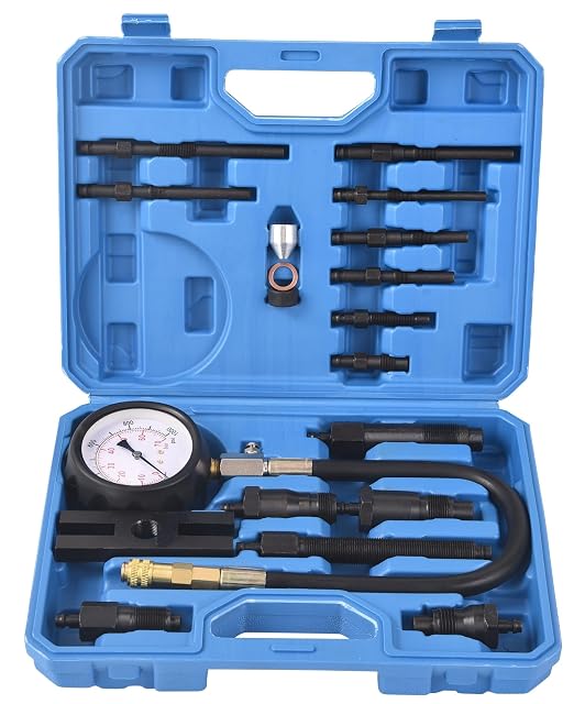 DHA diesel engine compression tester set in case