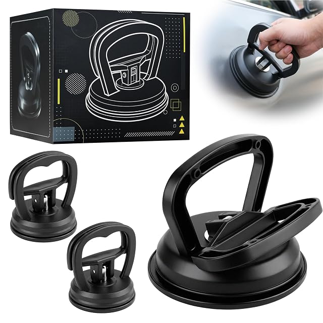 QIUBC adjustable car dent puller with rubber suction cups