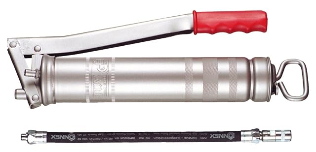 Connex lever grease gun with high pressure hose