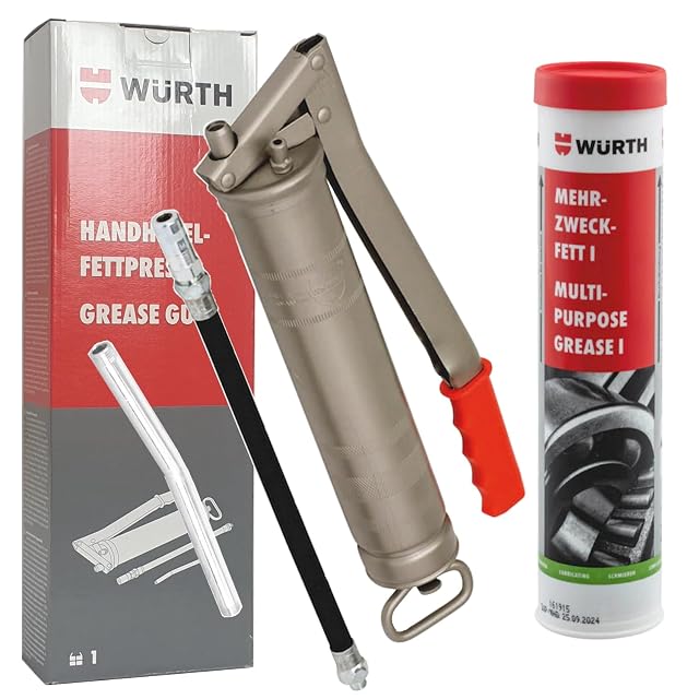 Würth hand lever grease gun with grease cartridge