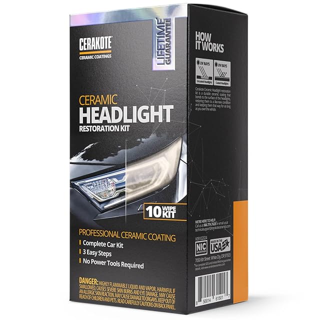 CERAKOTE ceramic headlight restoration kit