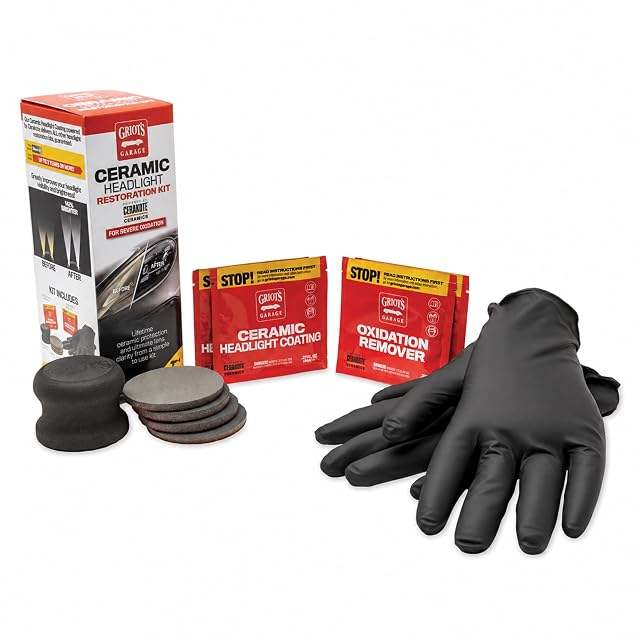 Griot’s Garage severe ceramic headlight restoration kit contents