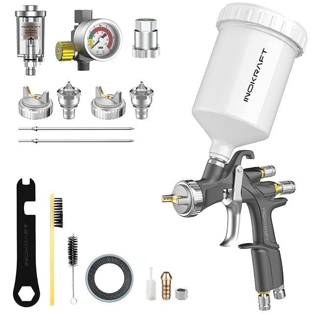 InoKraft Premium D1 LVLP spray gun set