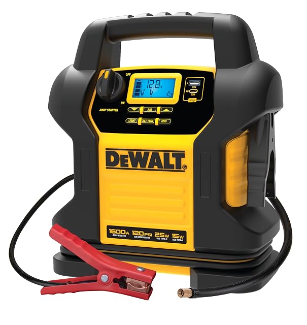 DEWALT DXAEJ14 jump starter with digital air inflator