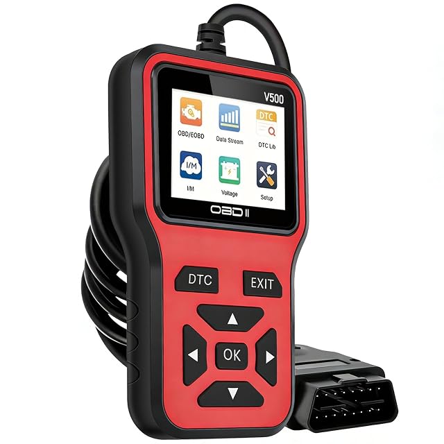 LAIVIYA handheld OBD2 diagnostic scanner with colour screen