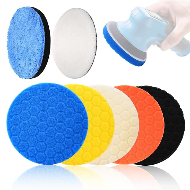 lompyeu 150 mm honeycomb polishing pads