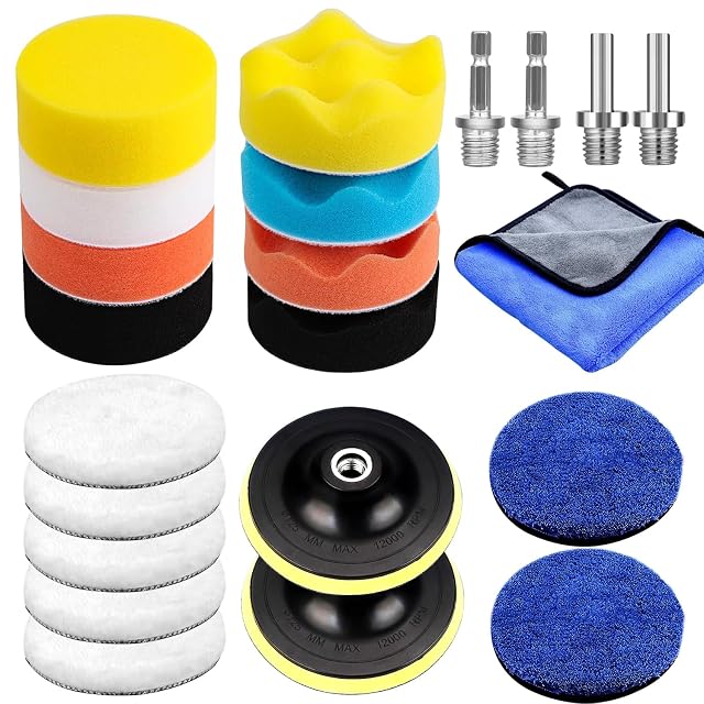 Meet You 22-piece 125 mm polishing set