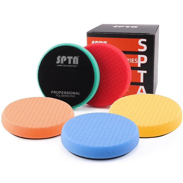 SPTA 125 mm graded polishing pad set