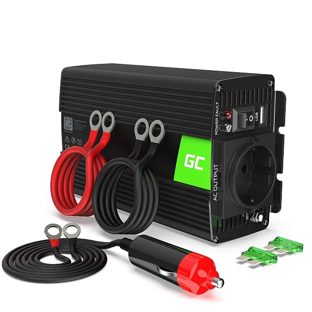 Green Cell 500 W pure sine wave car power inverter