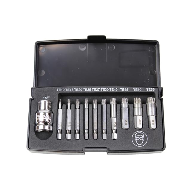 K Tool International 75410 damaged Torx screw extractor set
