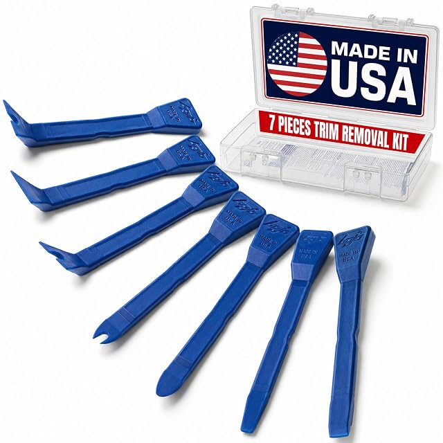 Bojo 7-piece auto trim removal tool kit with storage case