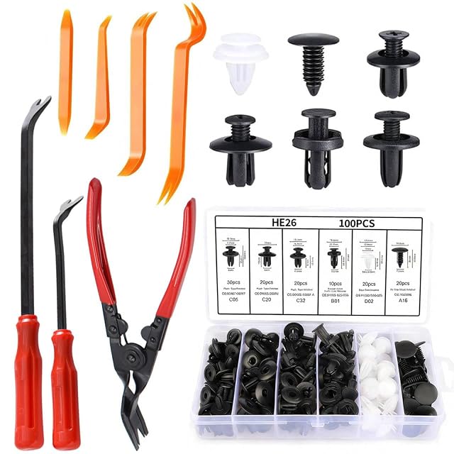 SXTDKMJ trim removal tool set with clips
