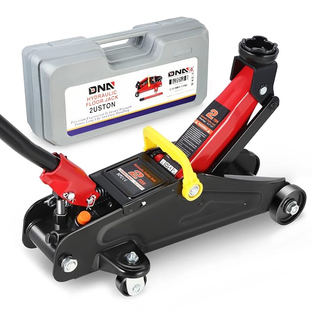 DNA Motoring TOOLS-00234 low profile hydraulic trolley jack