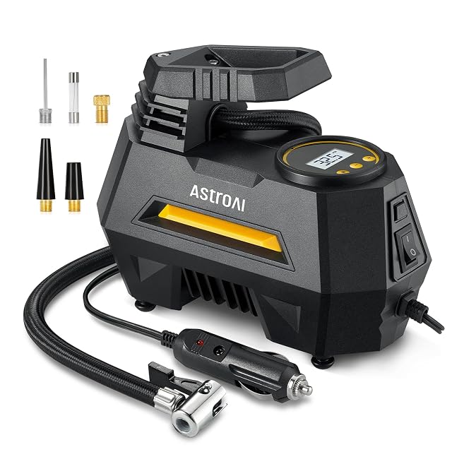 AstroAI A220B portable 12 V tire inflator