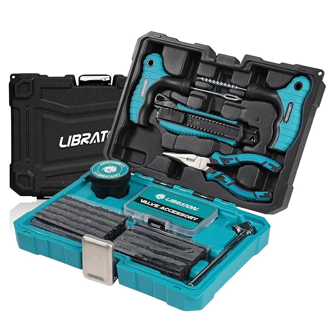LIBRATON 78-piece heavy duty tire repair kit
