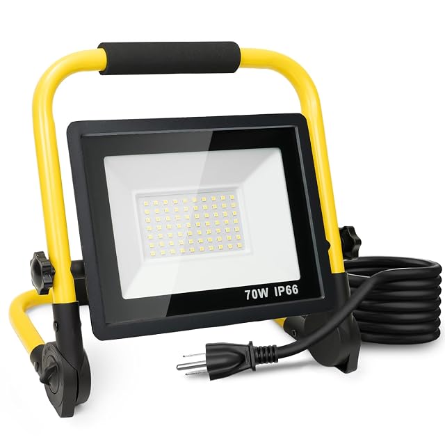 PacoLit portable LED work light with cast aluminum housing