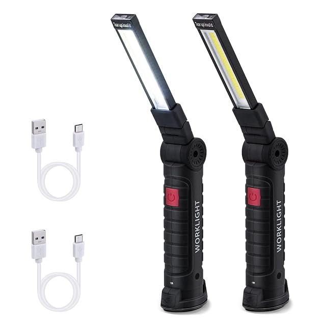 Tolesum rechargeable LED work light two pack