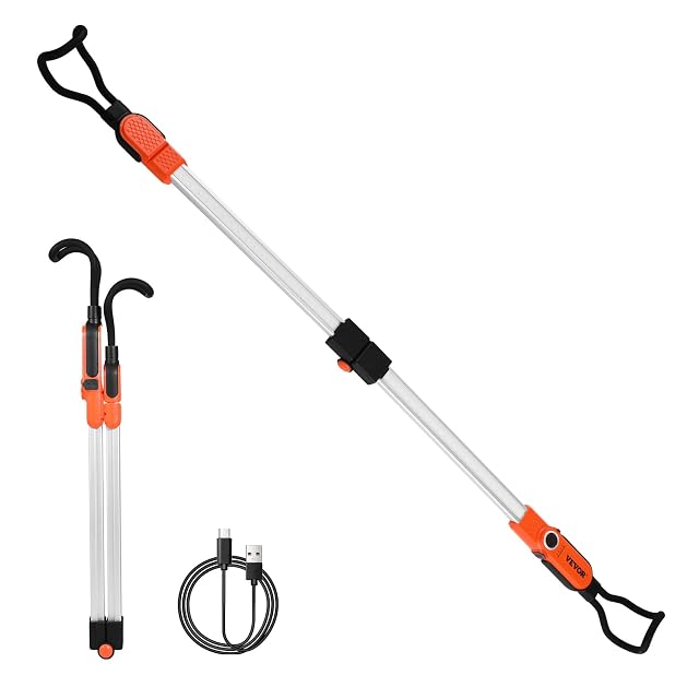 VEVOR retractable underhood LED work light bar with hooks
