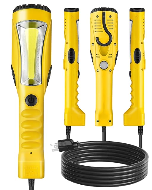 WILAWELS 18W COB LED underhood trouble light, yellow